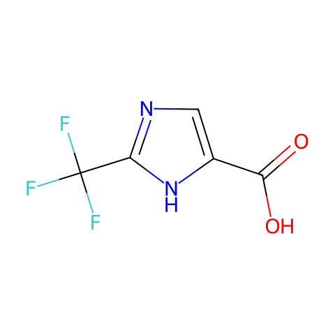 2-三氟甲基咪唑-4-甲酸结构图