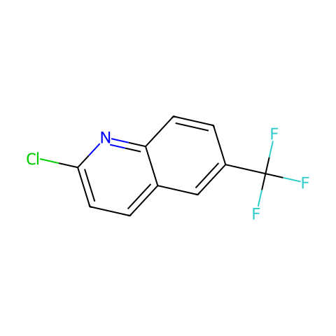 2-氯-6-(三氟甲基)喹啉结构图