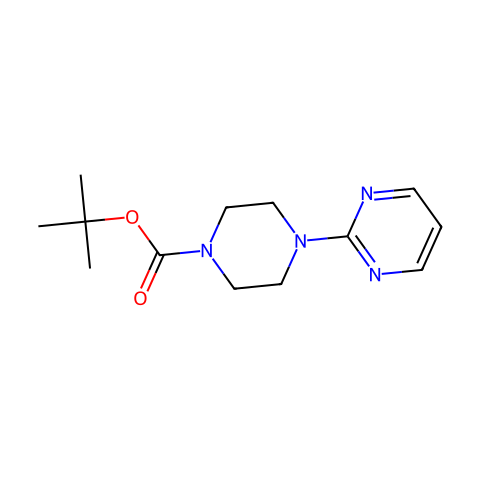 1-N-Boc-4-pyriMidin-2-yl-piperazine结构图