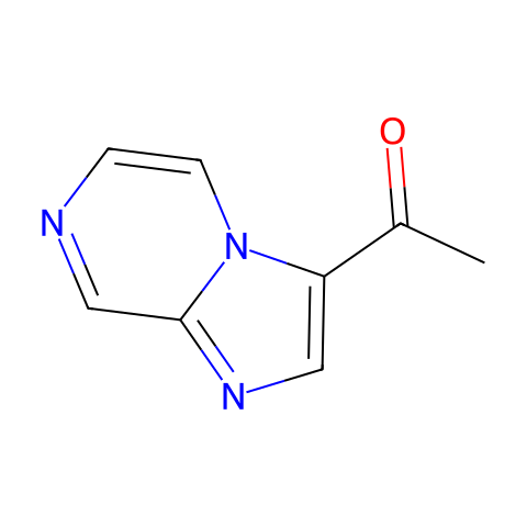 1-(咪唑并[1,2-A]吡啶-3-基)乙酮结构图