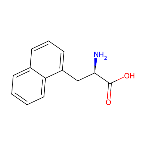 D-3-(1-萘基)-丙氨酸结构图