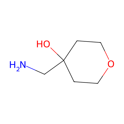 4-(Aminomethyl)tetrahydro-2H-pyran-4-ol结构图