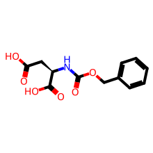 N-CBZ-D-天冬氨酸结构图