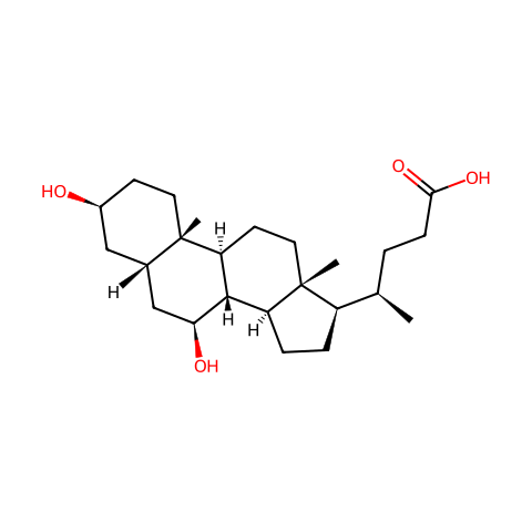 3β-熊去氧胆酸结构图