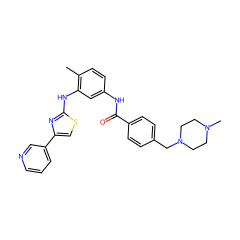 马赛替尼 (AB1010)结构图