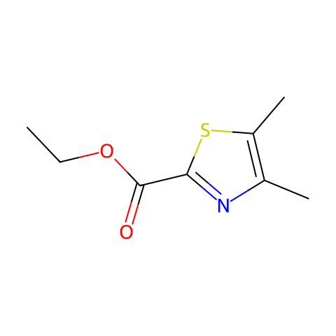 Ethyl 4,5-dimethyl-1,3-thiazole-2-carboxylate结构图