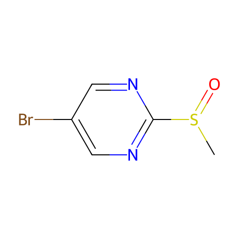 5-BroMo-2-(Methylsulfinyl)pyriMidine结构图