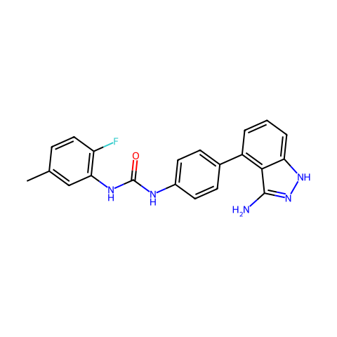 Linifanib (ABT-869)结构图