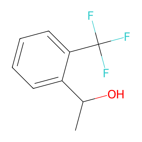 1-[2-(Trifluoromethyl)phenyl]ethanol结构图