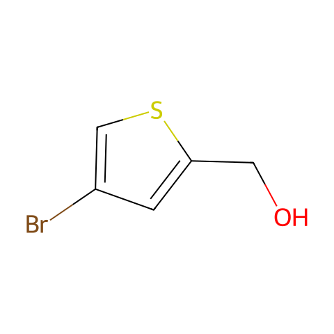 (4-溴-2-噻吩基)甲醇结构图