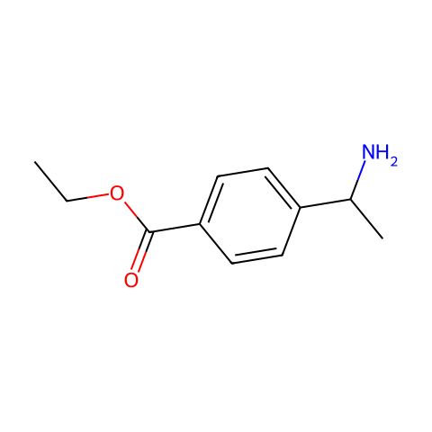 (R)-Ethyl 4-(1-aMinoethyl)benzate结构图