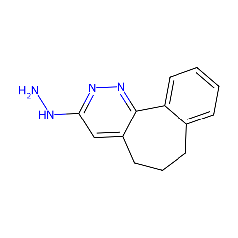 5H-Benzo[6,7]cyclohepta[1,2-c]pyridazine, 3-hydrazinyl-6,7-dihydro-结构图