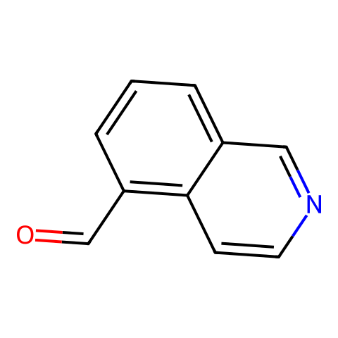异喹啉-5-甲醛结构图