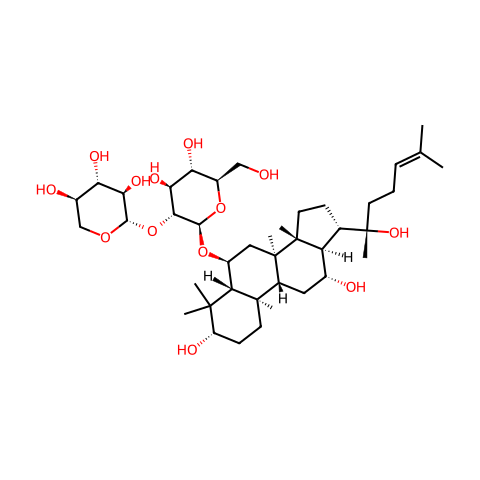 三七皂苷R2(S型)结构图