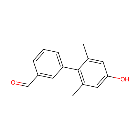 [1,1-Biphenyl]-3-carboxaldehyde,4-hydroxy-2,6-dimethyl-(9CI)结构图