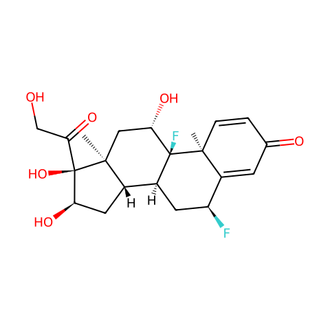 Fluocinolone结构图