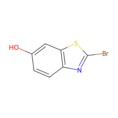 2-溴苯并[D]噻唑-6-醇结构图