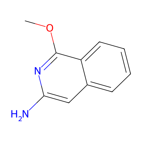1-甲氧基异喹啉-3-胺结构图