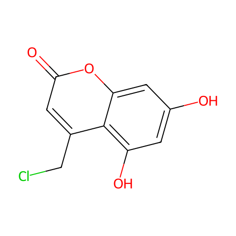 4-(氯甲基)-5,7-二羟基-2H-苯并吡喃-2-酮结构图