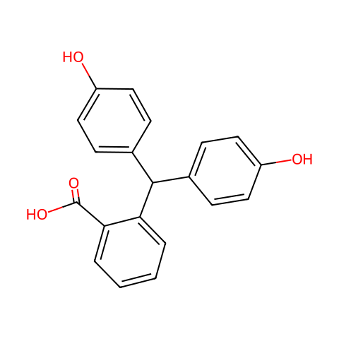 酚酞啉[用于氧化还原反应指示剂]结构图