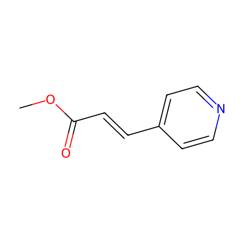 METHYL-3-(4-PYRIDYL)ACRYLATE结构图