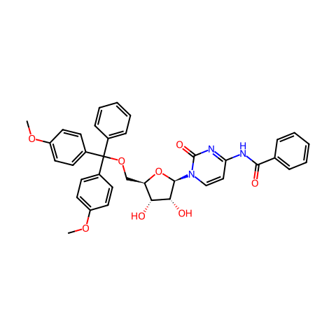 5'-O-DMT-Bz-rC结构图