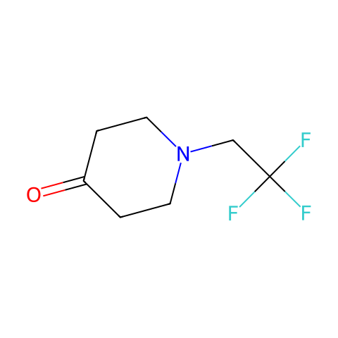 1-(2,2,2-trifluoroethyl)piperidin-4-one结构图