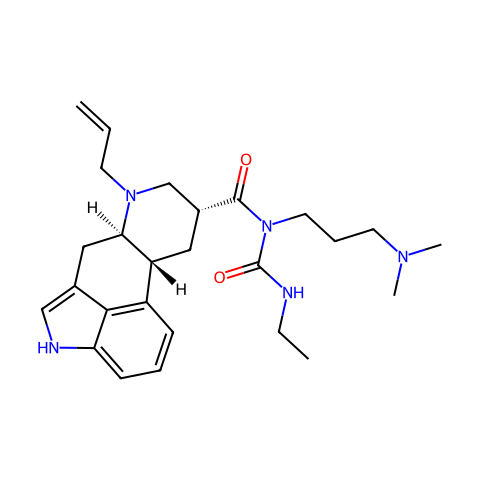 Cabergoline结构图