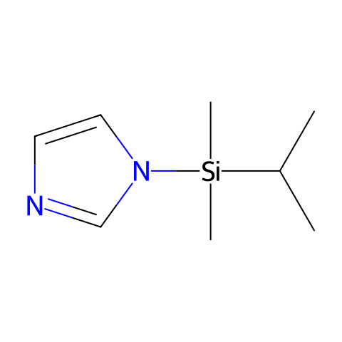 1-(二甲基异丙基硅基)咪唑[二甲基异丙基硅化剂]结构图