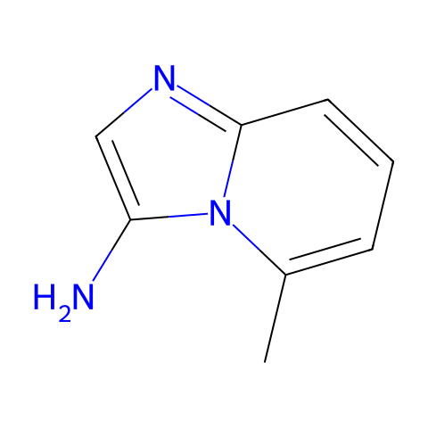 5-甲基咪唑并[1,2-A]吡啶-3-胺结构图