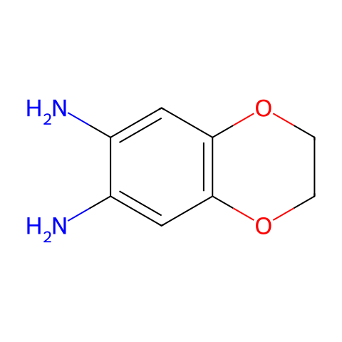 2,3-二氢-1,4-苯并二氧杂芑-6,7-二胺结构图