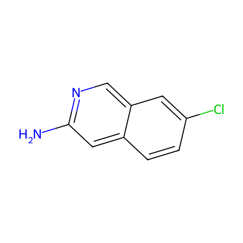 7-氯异喹啉-3-胺结构图