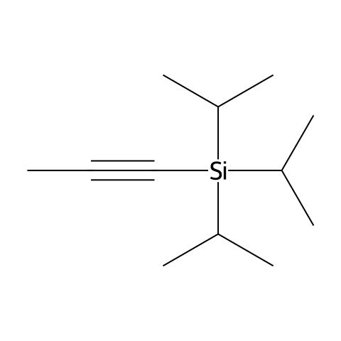 1-(三异丙基硅基)-1-丙炔结构图