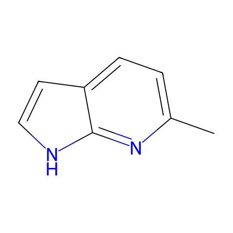 6-甲基-7-氮杂-吲哚结构图