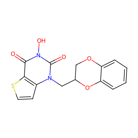 LNT 1,皮瓣内切核酸酶1（FEN1）抑制剂结构图