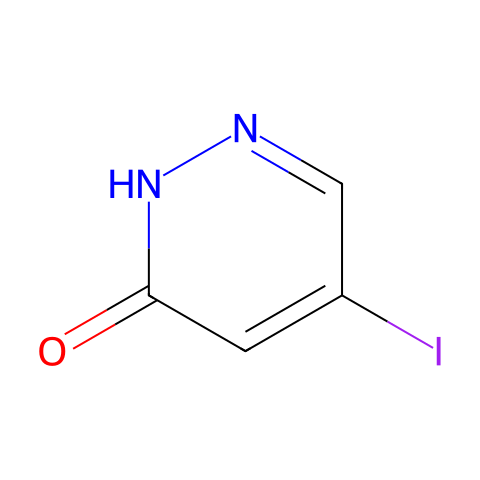 5-碘-2,3-二氢哒嗪-3-酮结构图