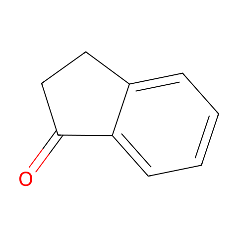 1-二氢茚酮结构图