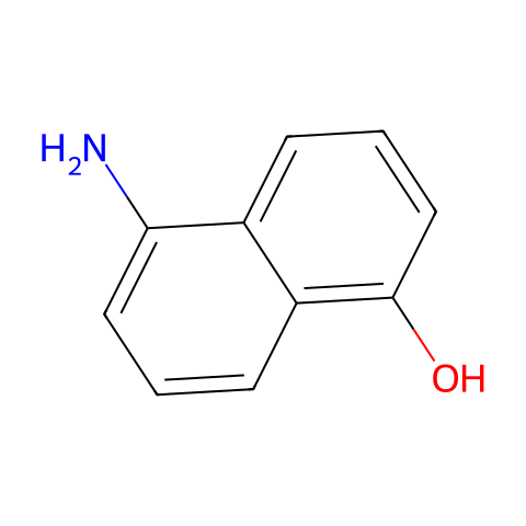 1-氨基-5-萘酚结构图