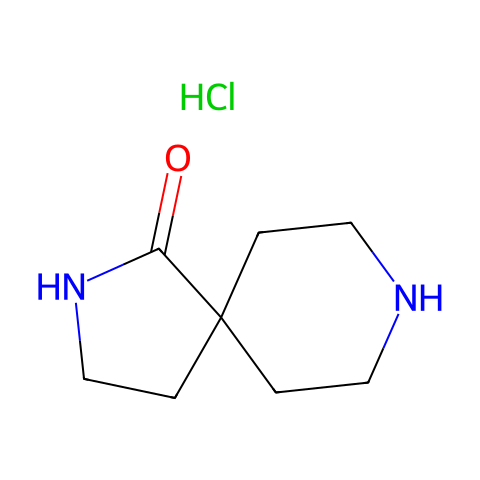 2,8-Diazaspiro[4.5]decan-1-one, hydrochloride (1:1)结构图