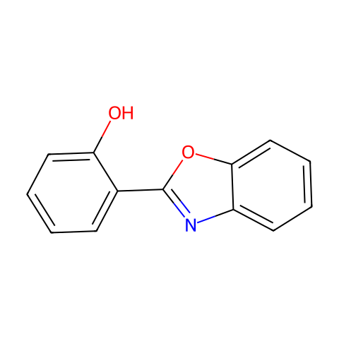 2-(2-羟苯基)苯并恶唑结构图