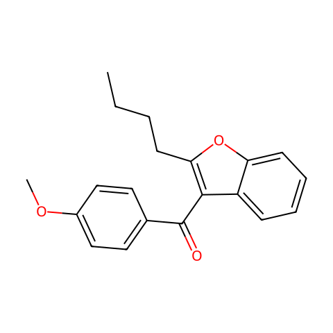 De(diethylaminomethyldiiodo) Amiodarone结构图