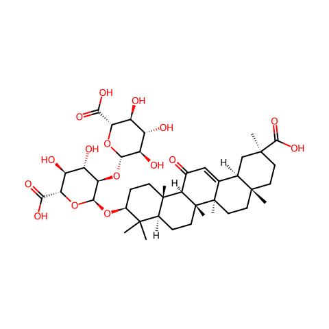 18α-甘草酸结构图