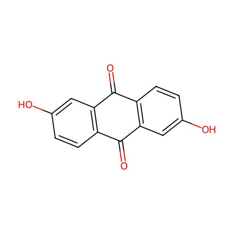2,6-二羟基-9,10-蒽二酮结构图