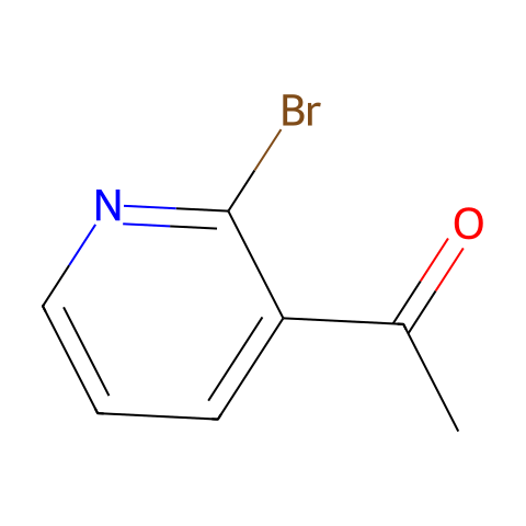 3-乙酰基-2-溴吡啶结构图