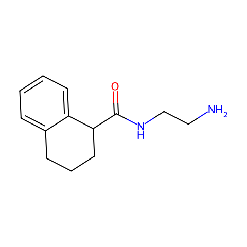N-(2-氨基乙基)-1,2,3,4-四氢萘-1-甲酰胺结构图