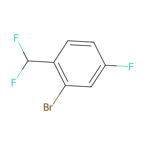 2-溴-1-(二氟甲基)-4-氟苯结构图