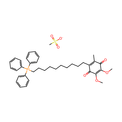 Mitoquinone mesylate结构图