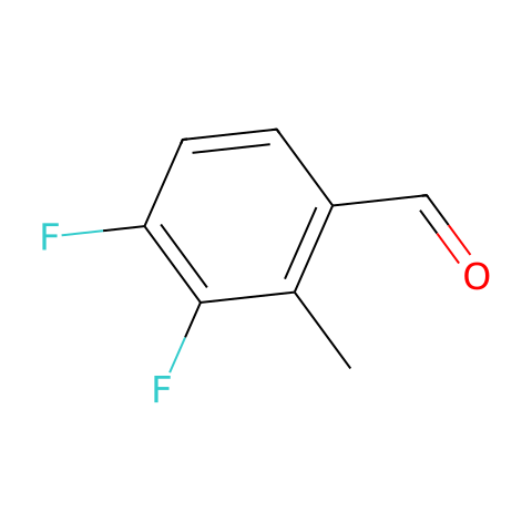 3,4-DIFLUORO-2-METHYLBENZALDEHYDE结构图