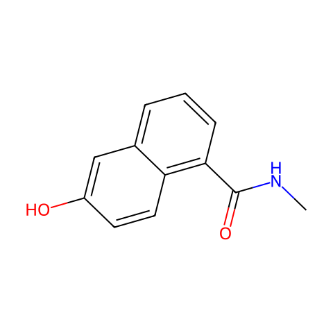 6-hydroxy-N-Methyl-1-naphthaMide结构图