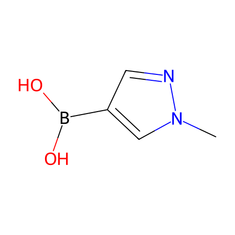 1-Methyl-4-pyrazoleboronic Acid结构图